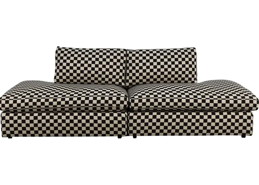 Flexsteel SKY II 2PC SOFA - EBONY