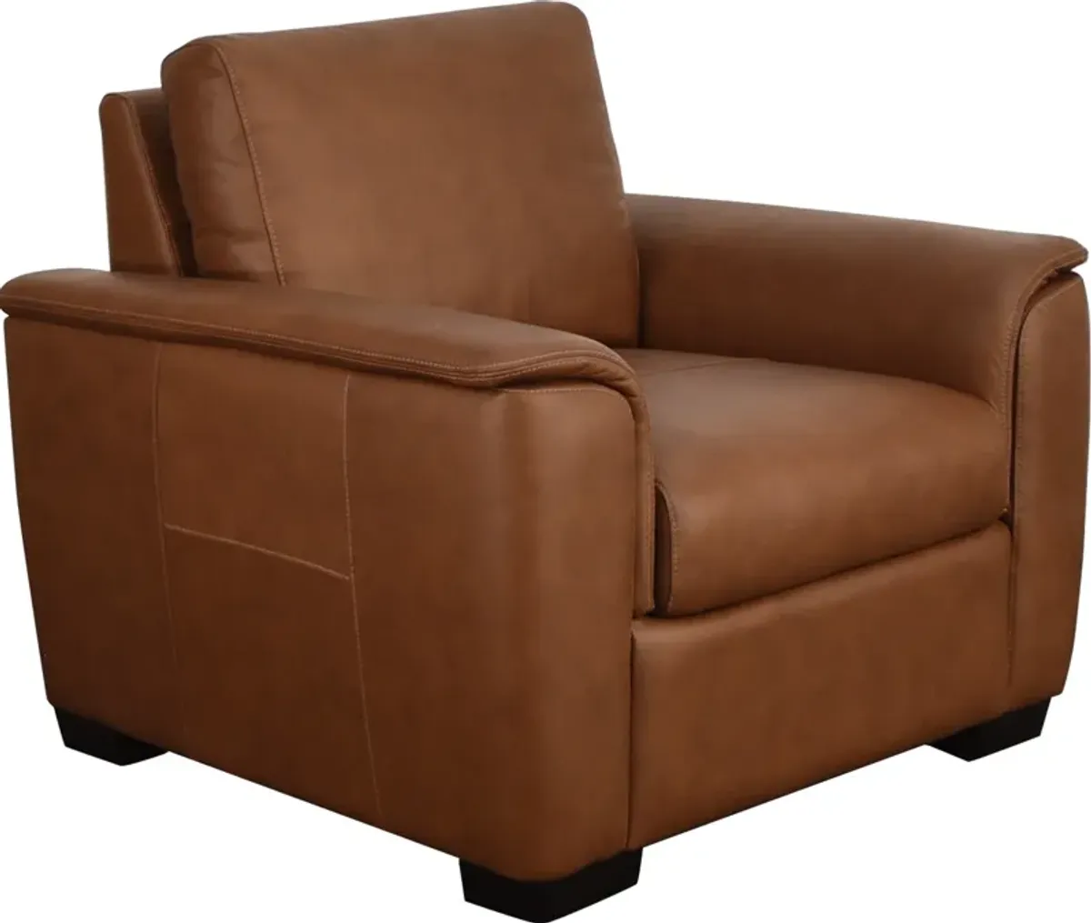 Flexsteel HENRY LEATHER CHAIR-CARAMEL