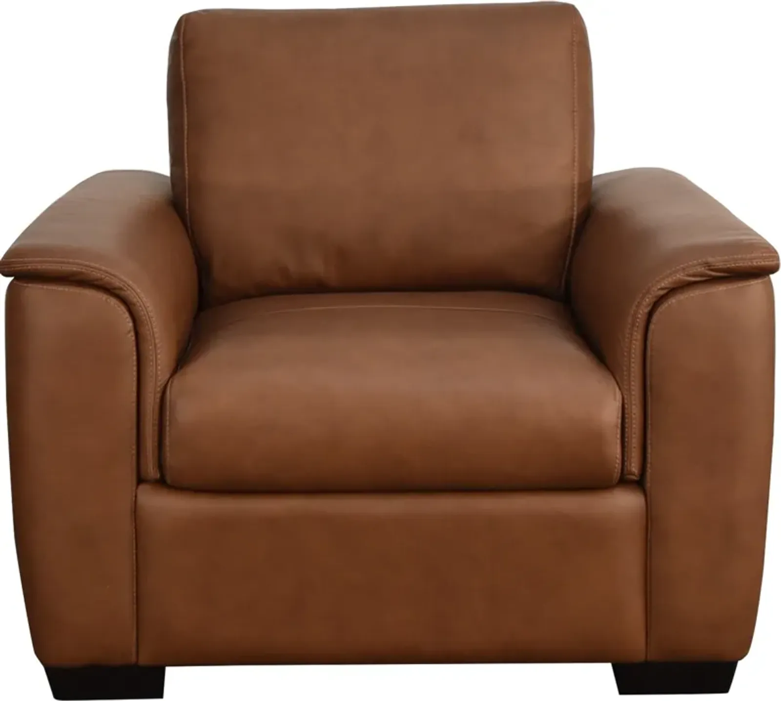 Flexsteel HENRY LEATHER CHAIR-CARAMEL