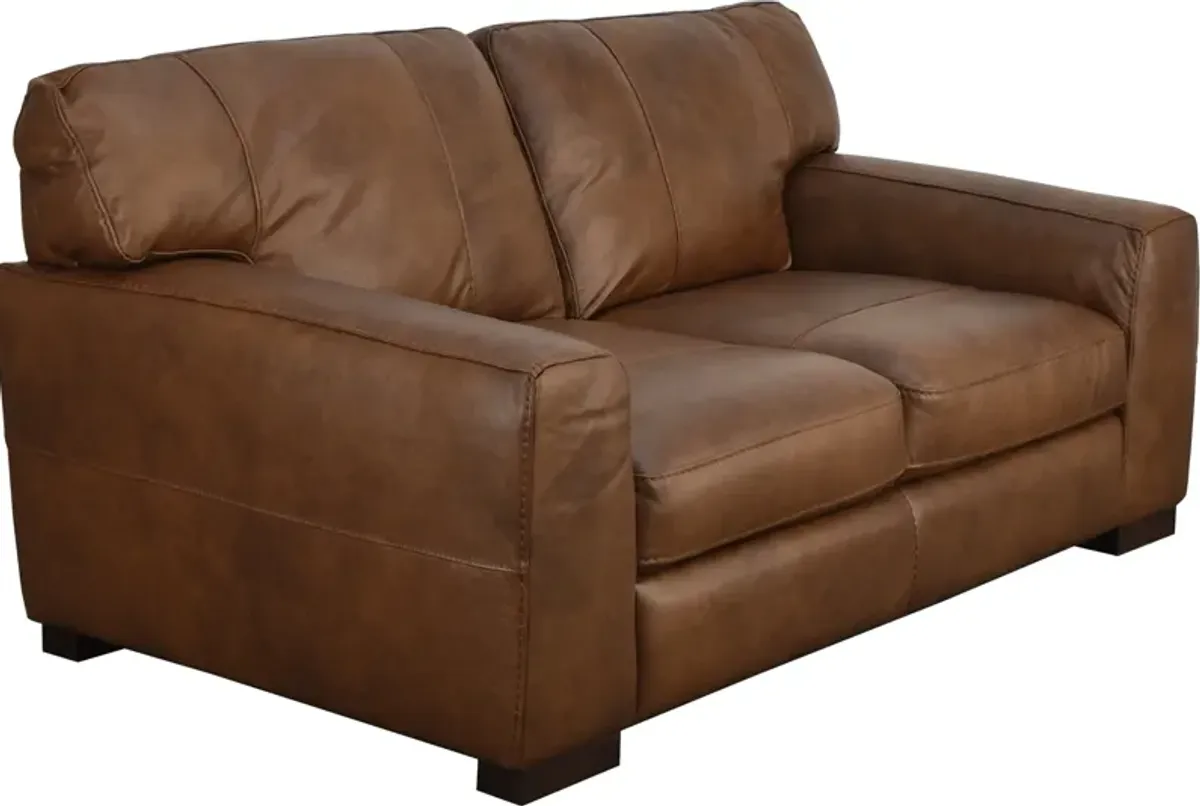 Bella Casa DUTTON LOVESEAT-CHOCOLATE