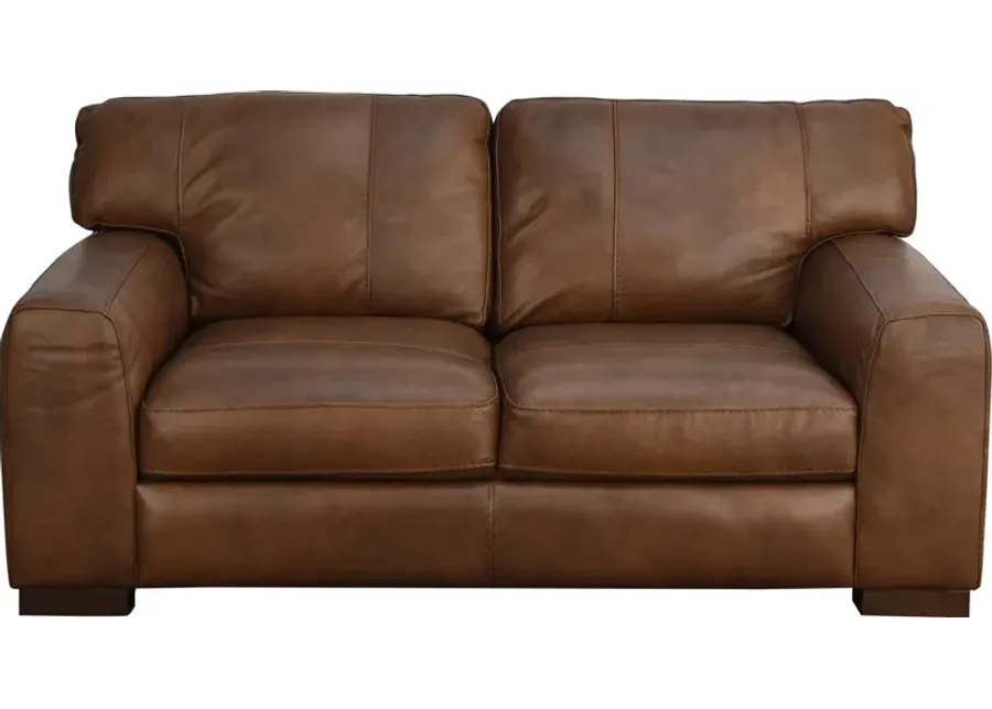 Bella Casa DUTTON LOVESEAT-CHOCOLATE