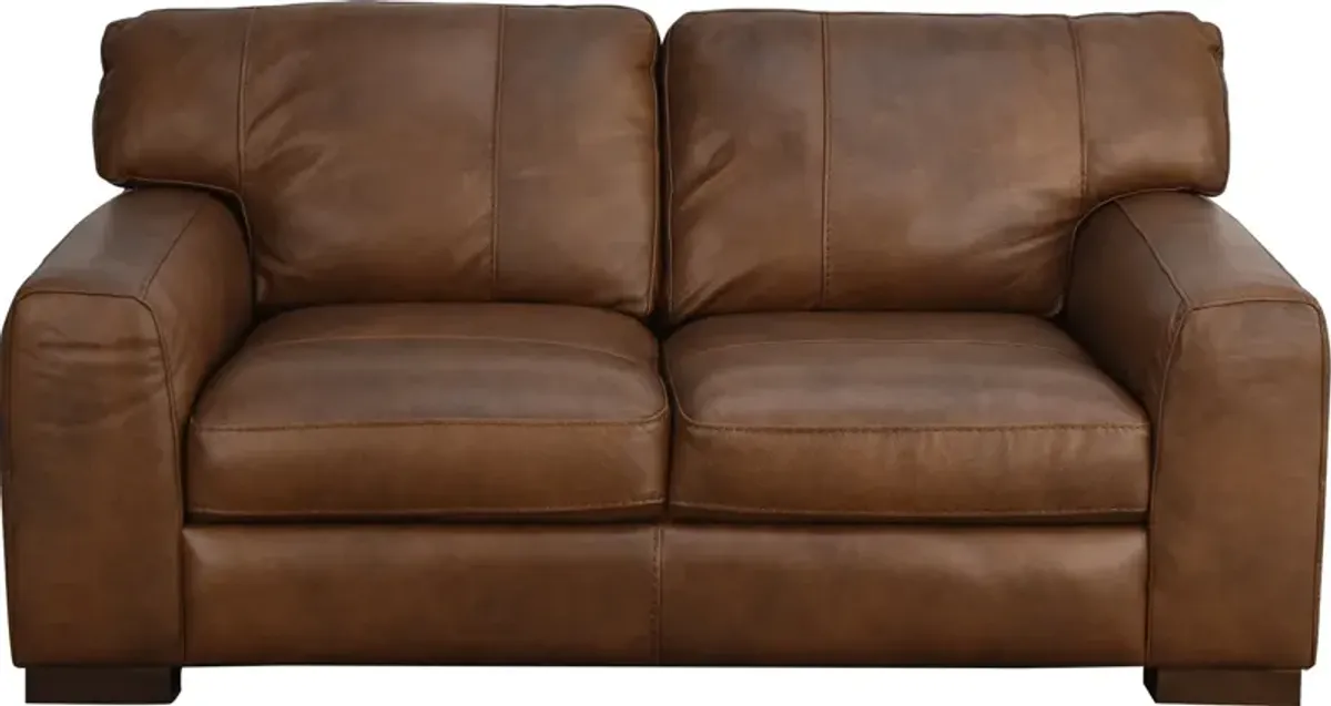 Bella Casa DUTTON LOVESEAT-CHOCOLATE