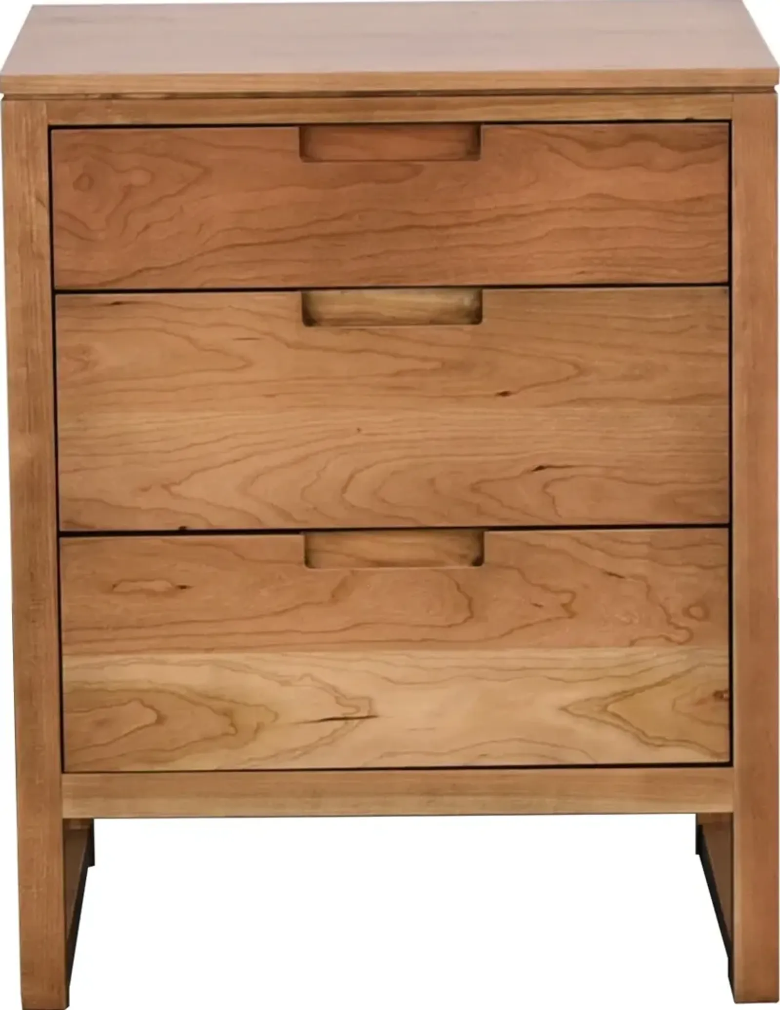 Daniel's Amish MIDCENTURY 3 DRAWER NIGHTSTAND