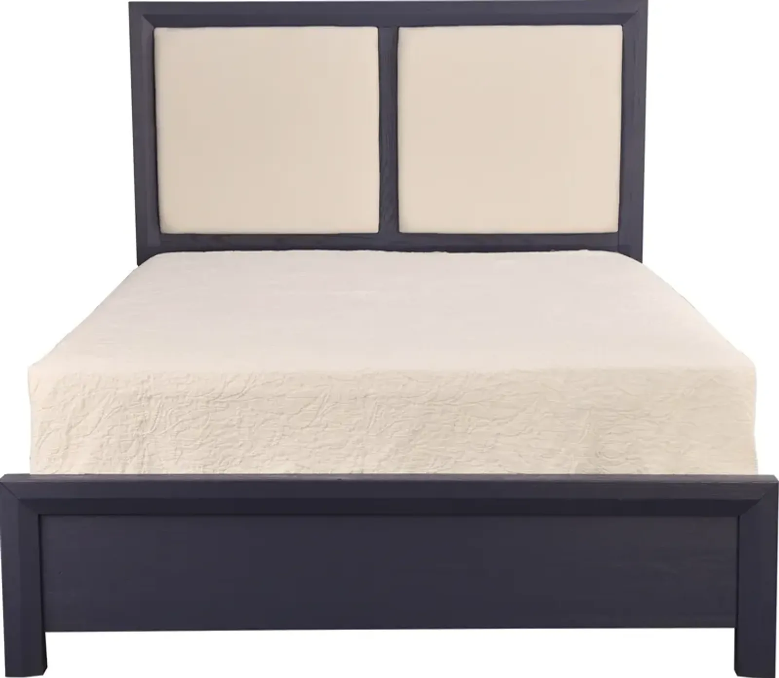 Vaughan-Bassett Furniture Company EXPRESS QUEEN UPHOLSTERED BED-INDIGO