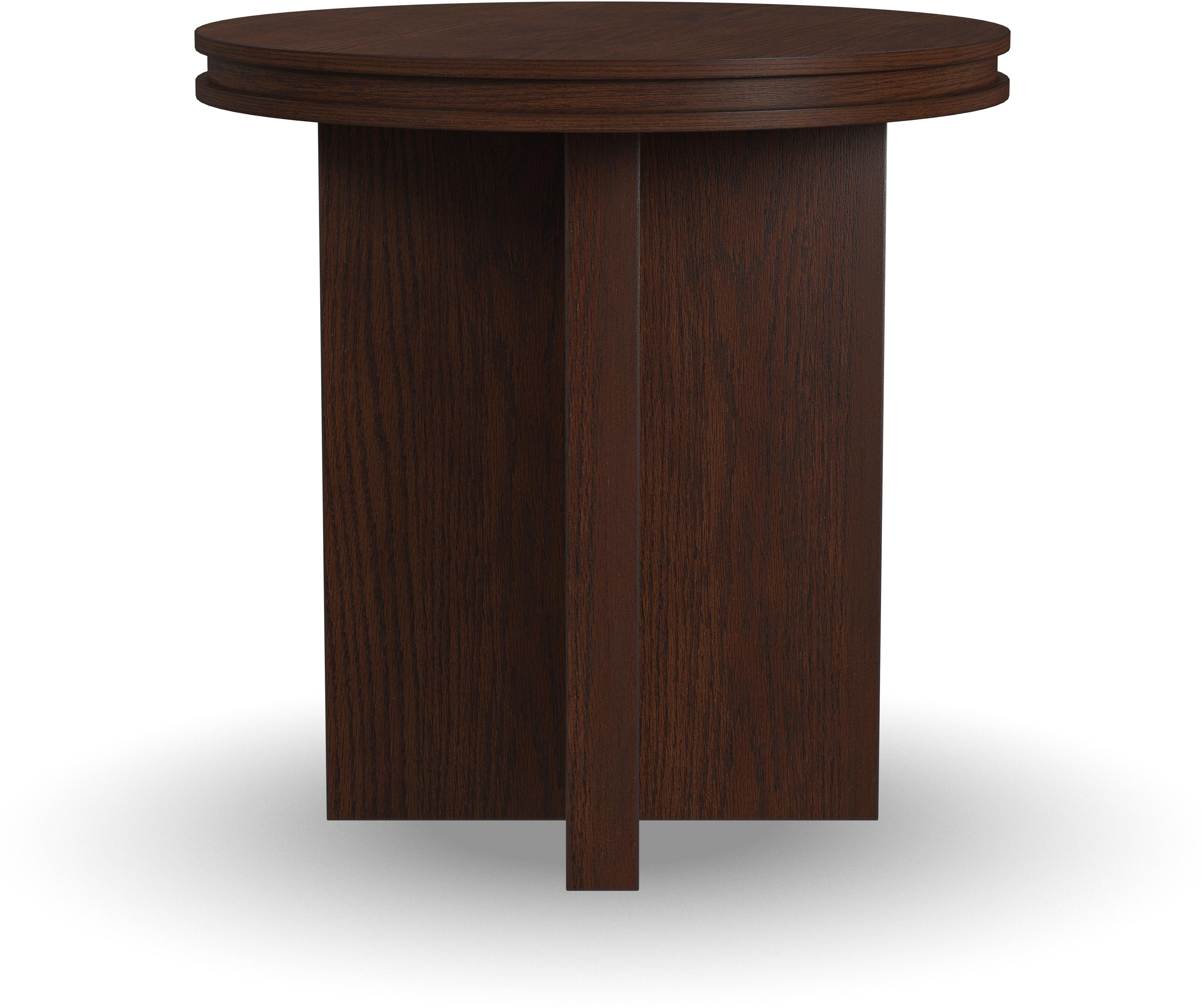 Flexsteel WATERFALL ROUND END TABLE