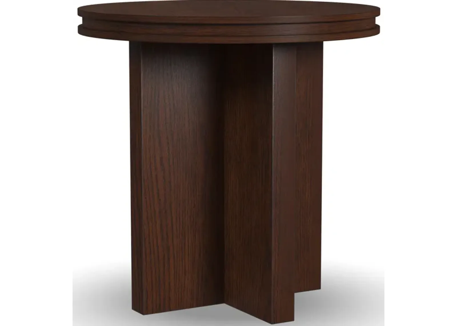 Flexsteel WATERFALL ROUND END TABLE