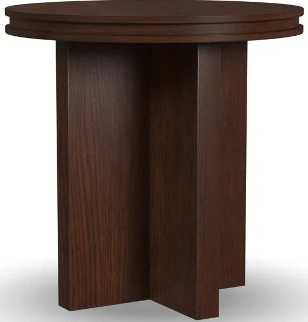 Flexsteel WATERFALL ROUND END TABLE