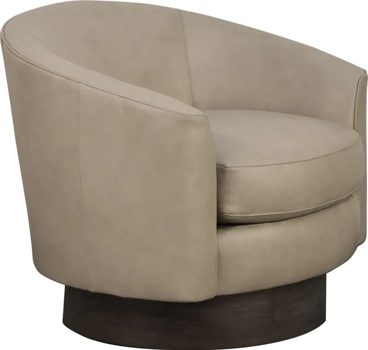 Bernhardt CAMINO LEATHER SWIVEL CHAIR