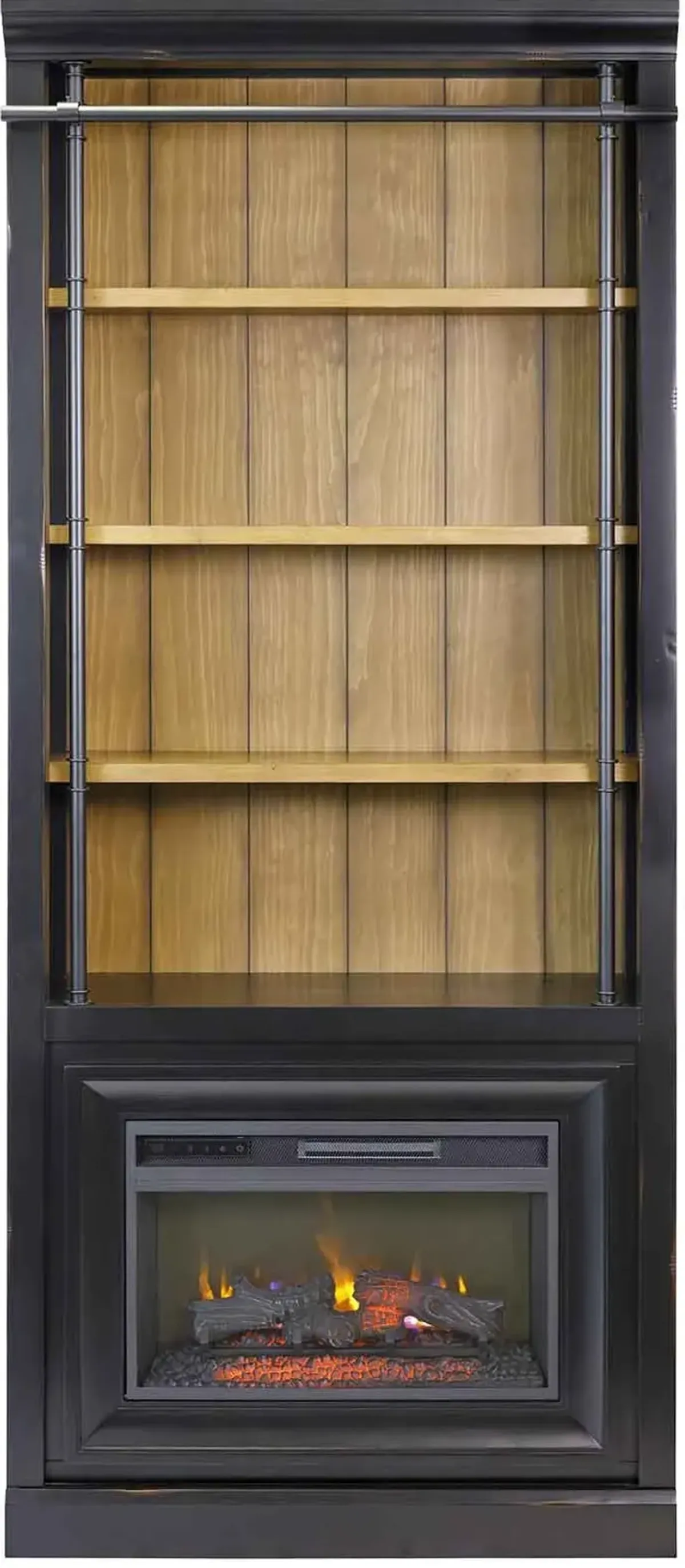 Martin Furniture TOULOUSE BOOKCASE WITH FIREPLACE