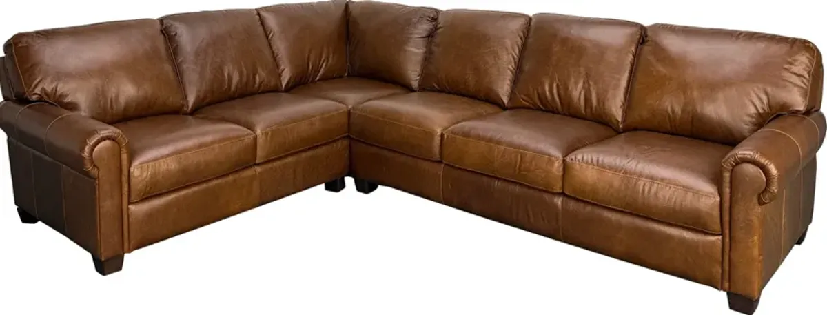 Bella Casa HALSTON 2PC SECTIONAL-SIENNA