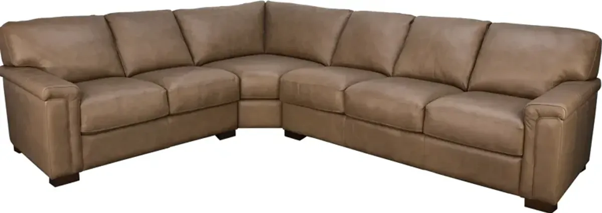 Bella Casa TAOS 3PC SECTIONAL-TAUPE