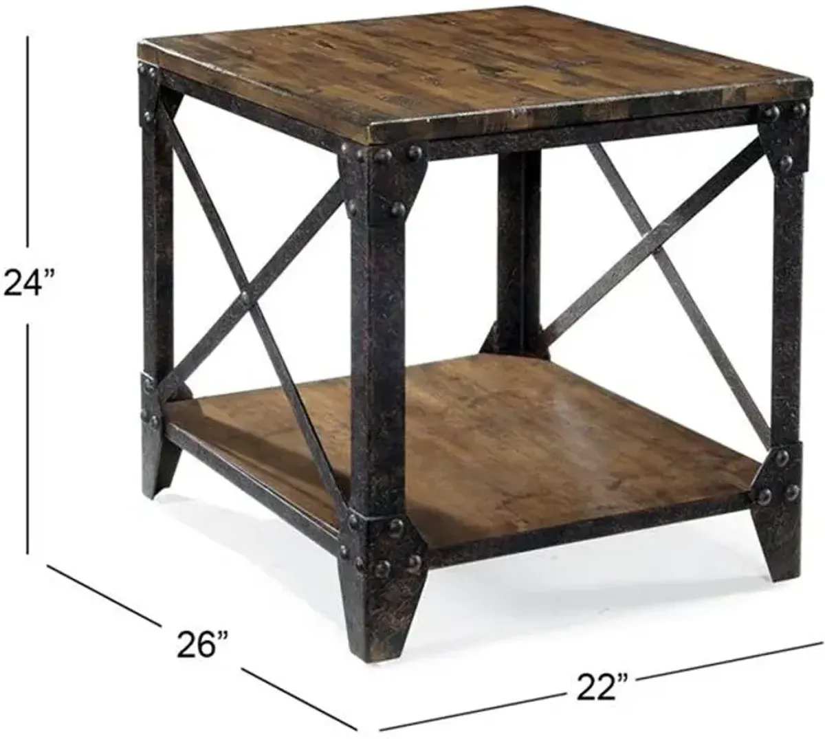 Magnussen Home Pinebrook Rectangular End Table