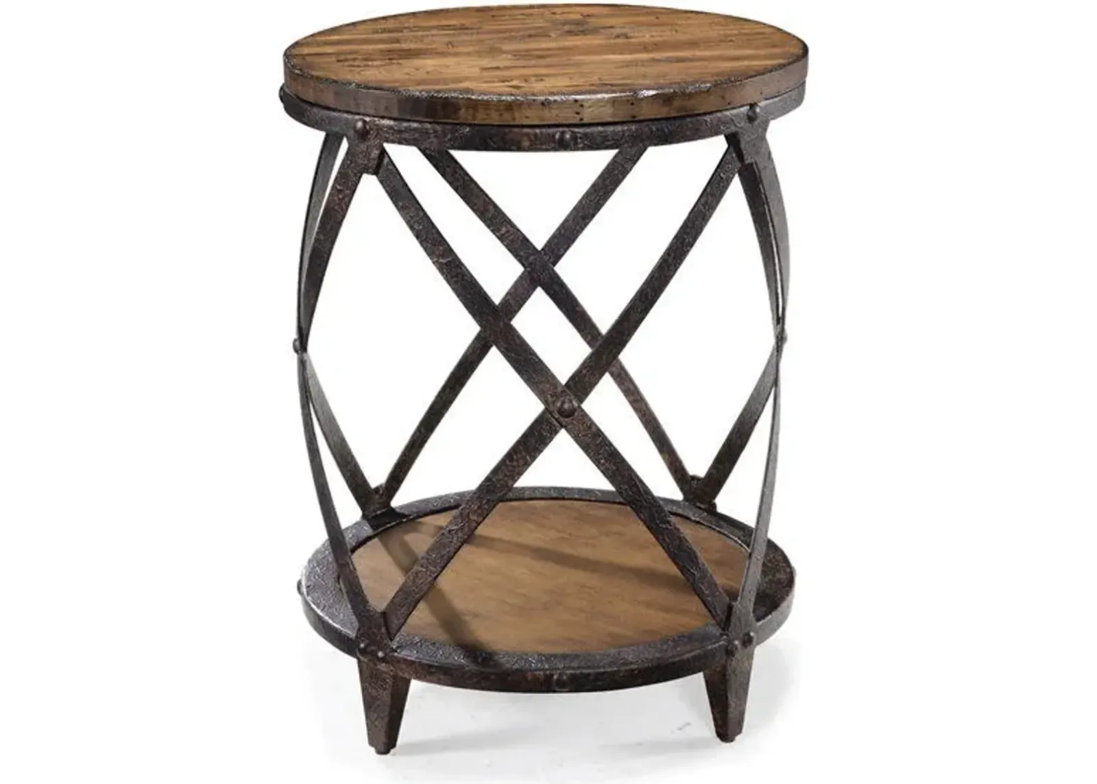 Magnussen Home Pinebrook Round Accent Table