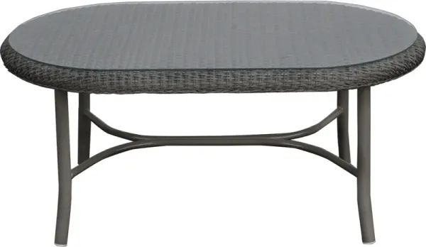 Lloyd Flanders LOOM OVAL COCKTAIL TABLE