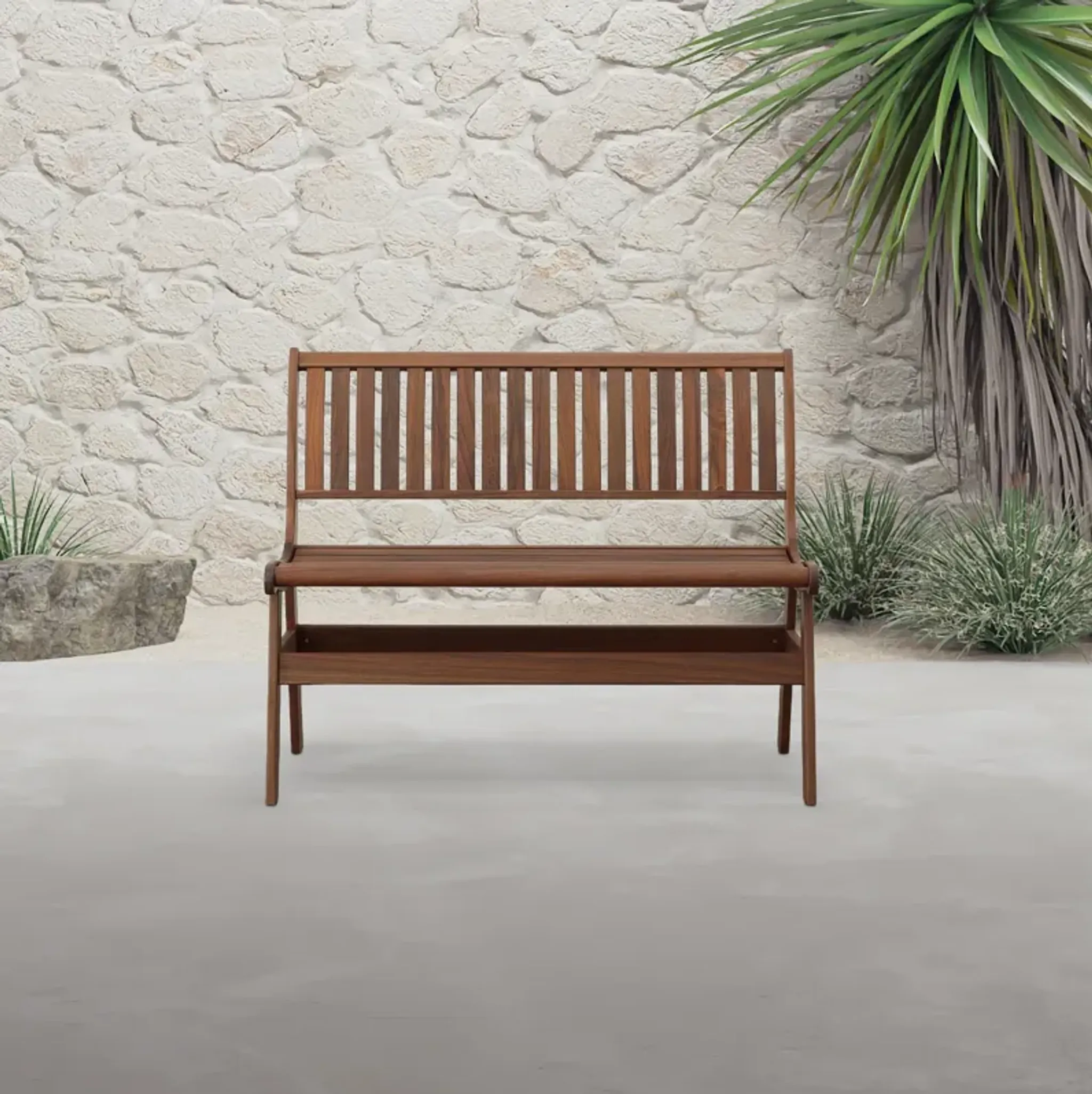 Jensen Outdoor Amber Bench Kittles Furniture | Furniture.com