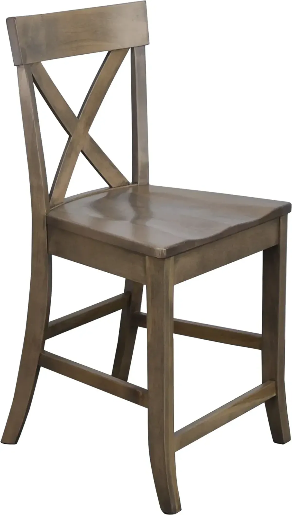 Daniel's Amish X BACK COUNTER STOOL