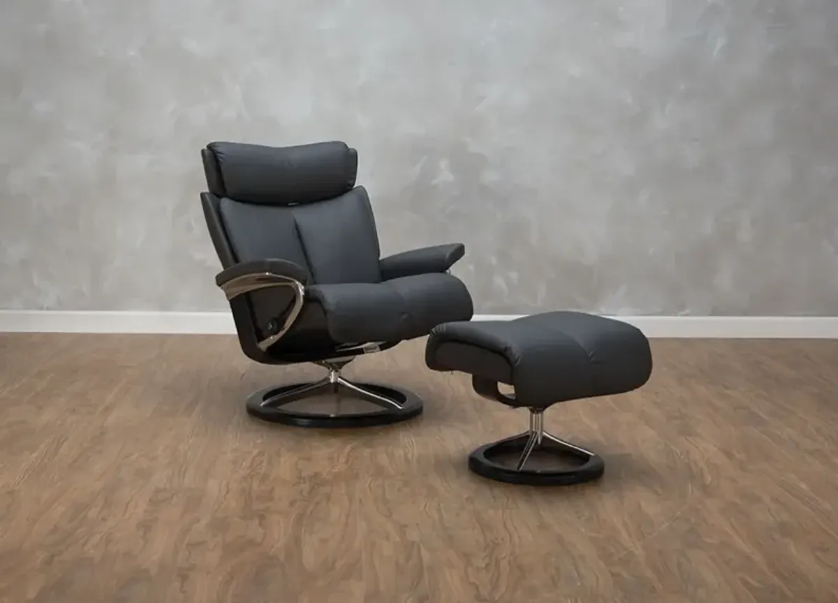 Stressless by Ekornes Magic Large Chair & Ottoman