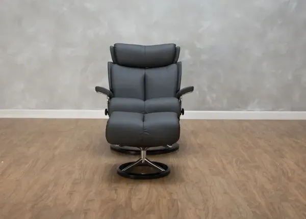 Stressless by Ekornes Magic Large Chair & Ottoman