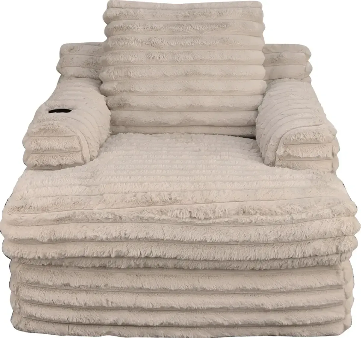 JCooper USA PLUSH KIDS CHAISE-FOG