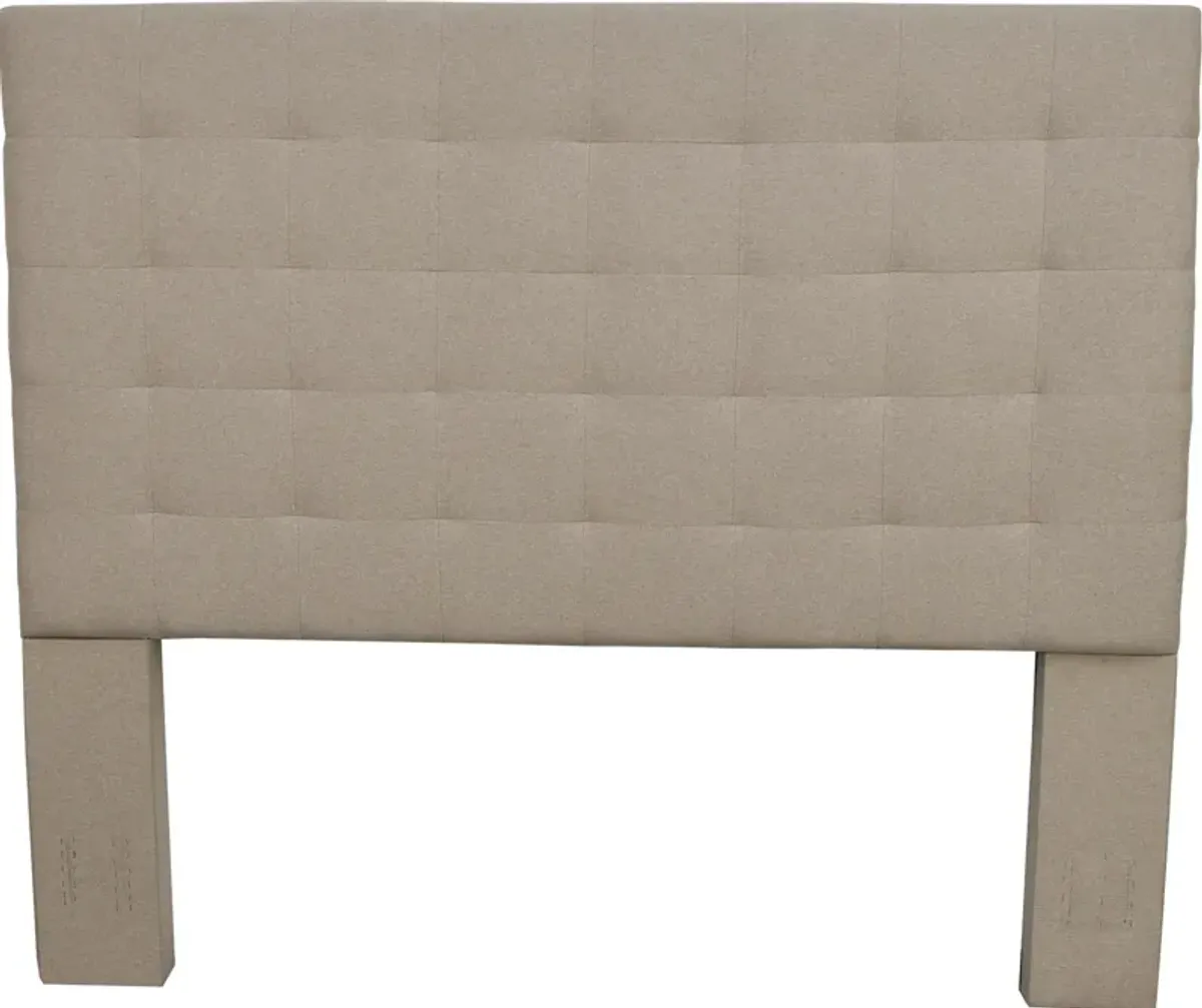 Fashion Bed Group ELISE FULL/QUEEN HEADBOARD-BEIGE