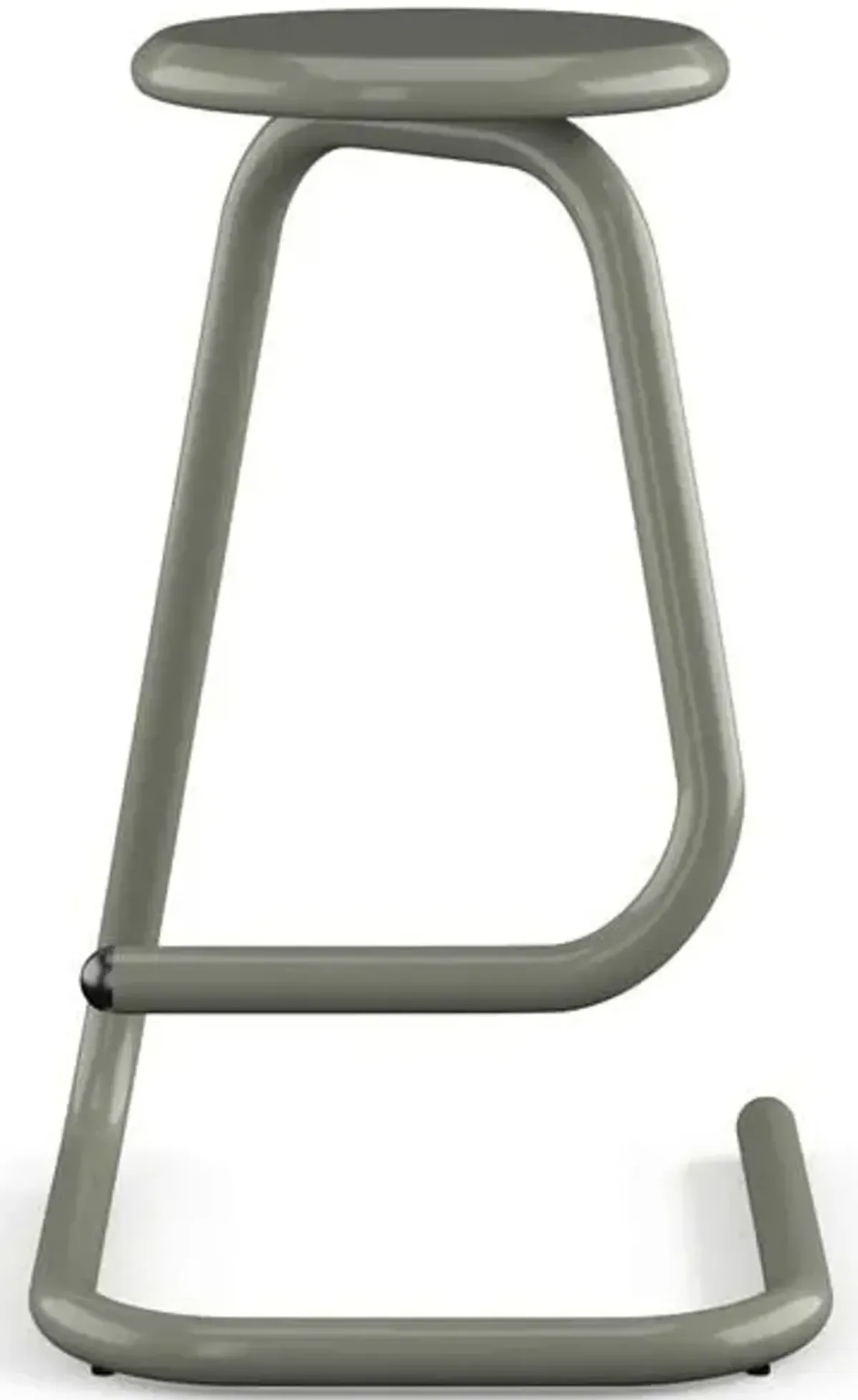 Amisco PAPERCLIP COUNTER STOOL-LEEK