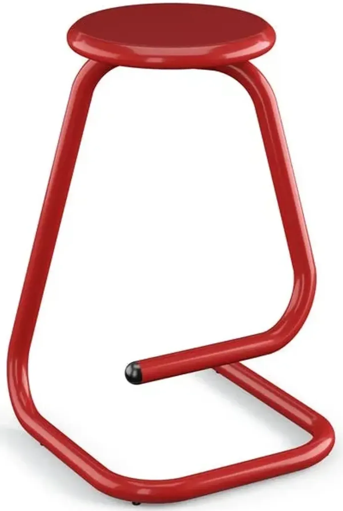 Amisco PAPERCLIP COUNTER STOOL-RED
