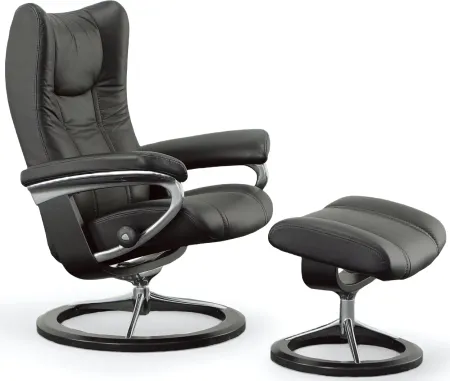 Stressless by Ekornes Stressless� Wing Small Signature Base