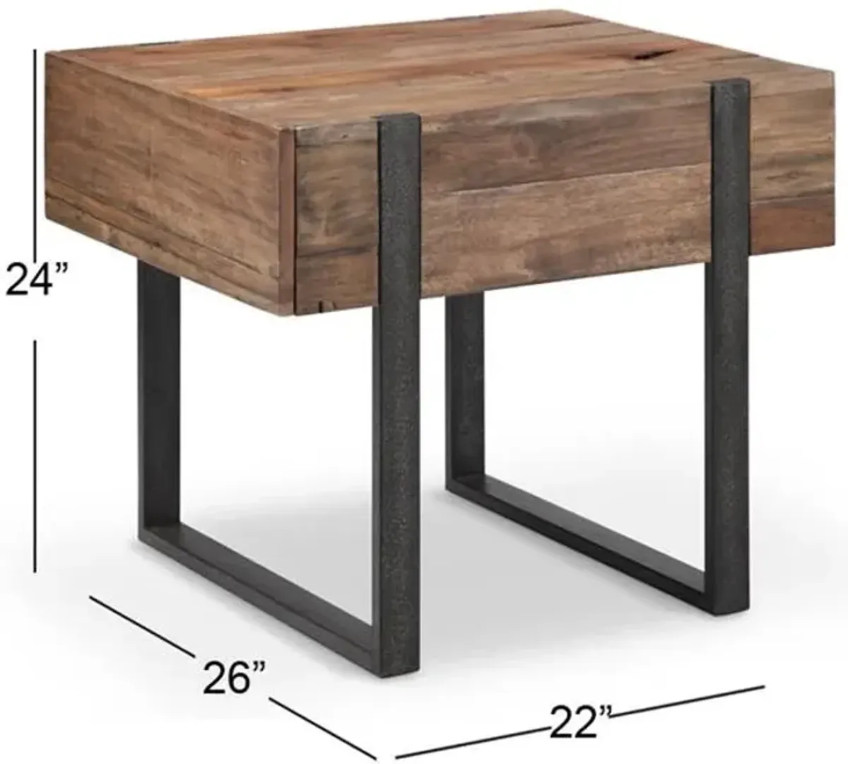 Magnussen Home Rectangular End Table