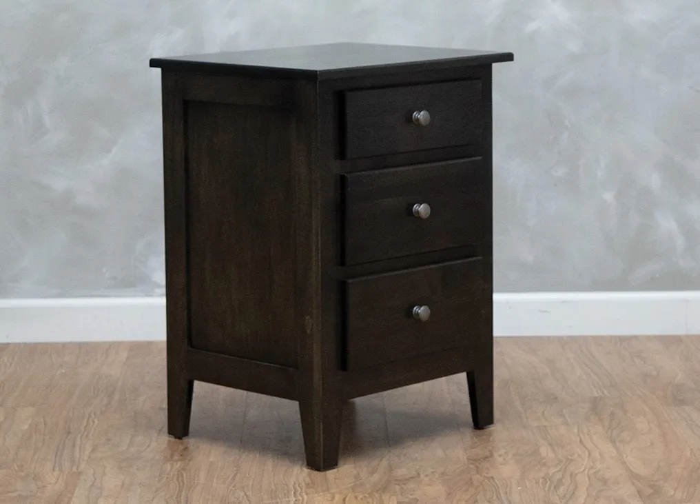 Daniel's Amish 3 Drawer Night Stand