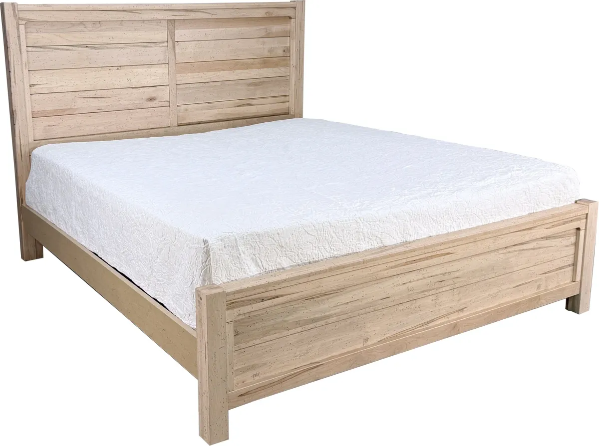 Vaughan Bassett COOL RUSTIC QUEEN PANEL BED