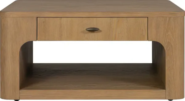 Flexsteel NORMANDY SQUARE COCKTAIL TABLE W/CASTERS