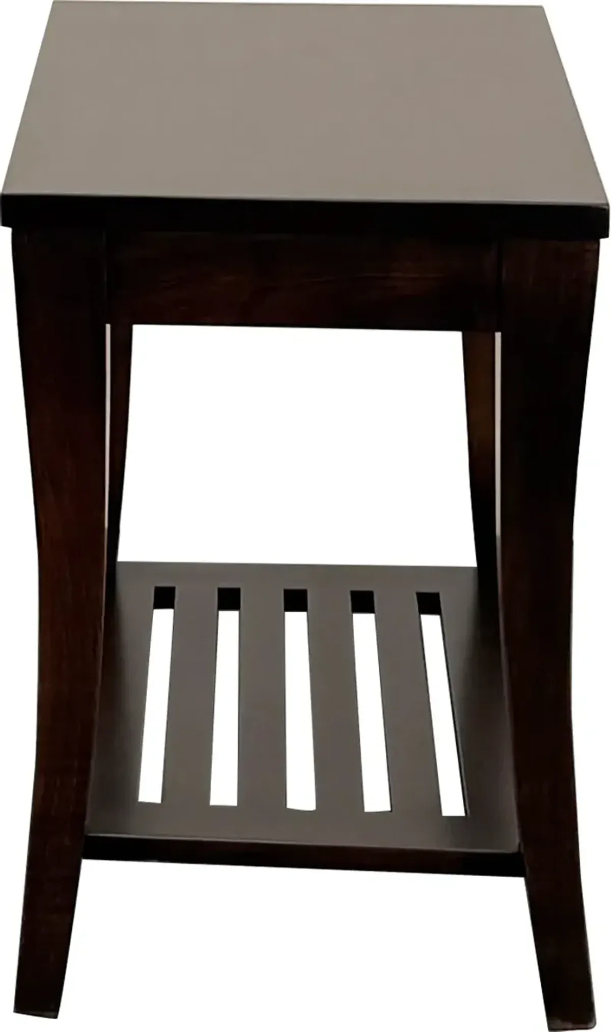 Hopewood  RIVIERA 17" SLAT END TABLE-TOBACCO