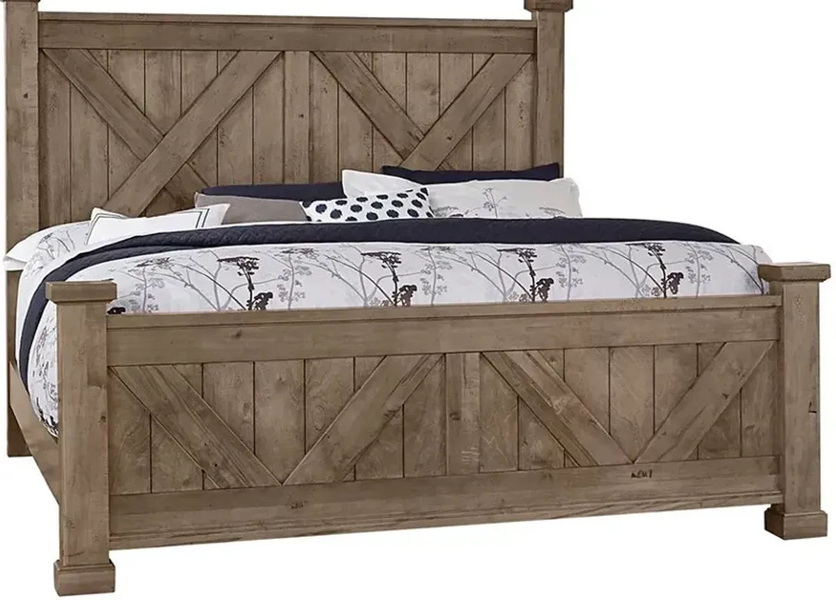 Artisan & Post by Vaughan-Bassett Cool Rustic King X Bed