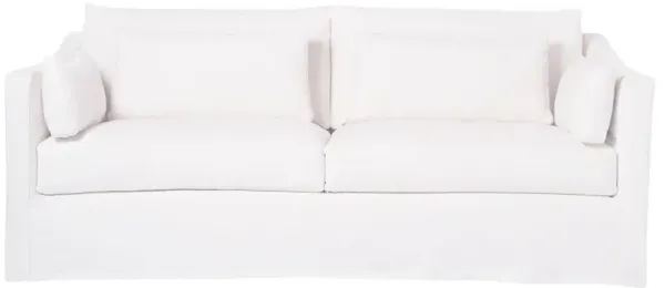 Cisco Home Rebecca Coastal Denim White Slipcovered Sofa - 84"W