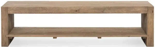 Wynn Modern Rustic Lodge Chunky Reclaimed Wood Rectangular Coffee Table