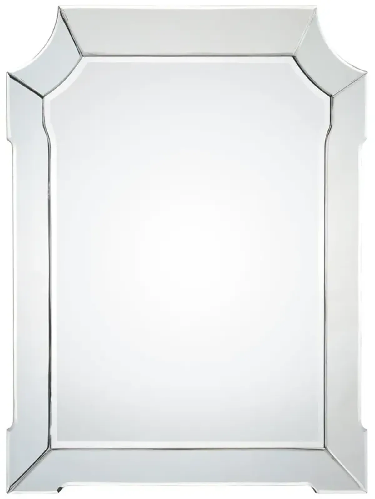 Marmont Hollywood Regency Beveled Arch Frame Wall Mirror