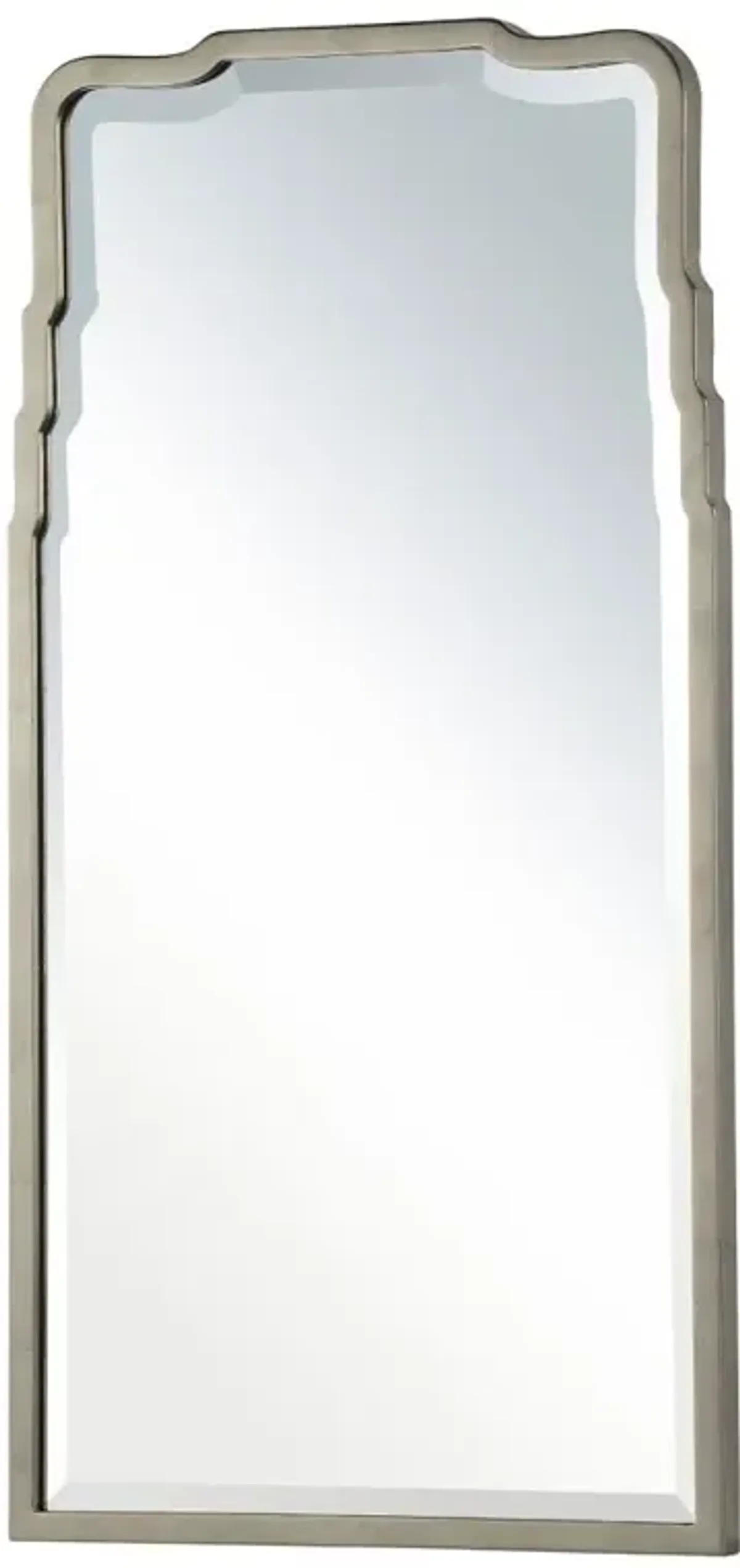 Ciara Modern Classic Antique Silver Leaf Iron Wall Mirror