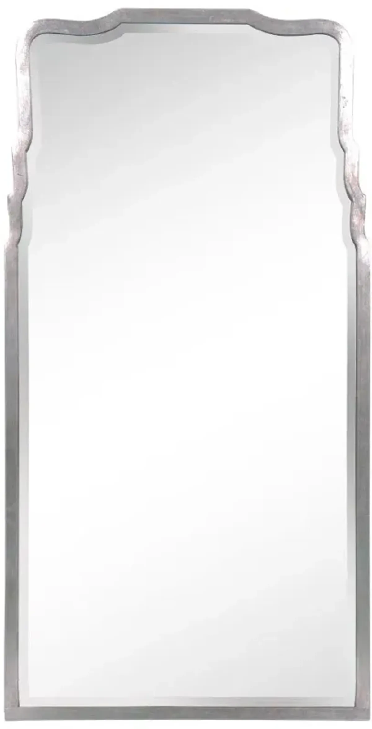 Ciara Modern Classic Antique Silver Leaf Iron Wall Mirror