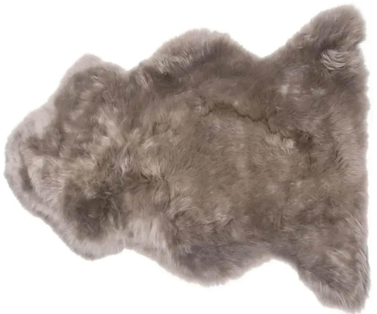 Veruca Modern Pebble Sheepskin Pelt Fur Rug - 2'x3'