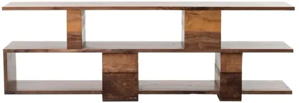 Kylan Mid Century Mid Century Walnut Peroba Wood Console