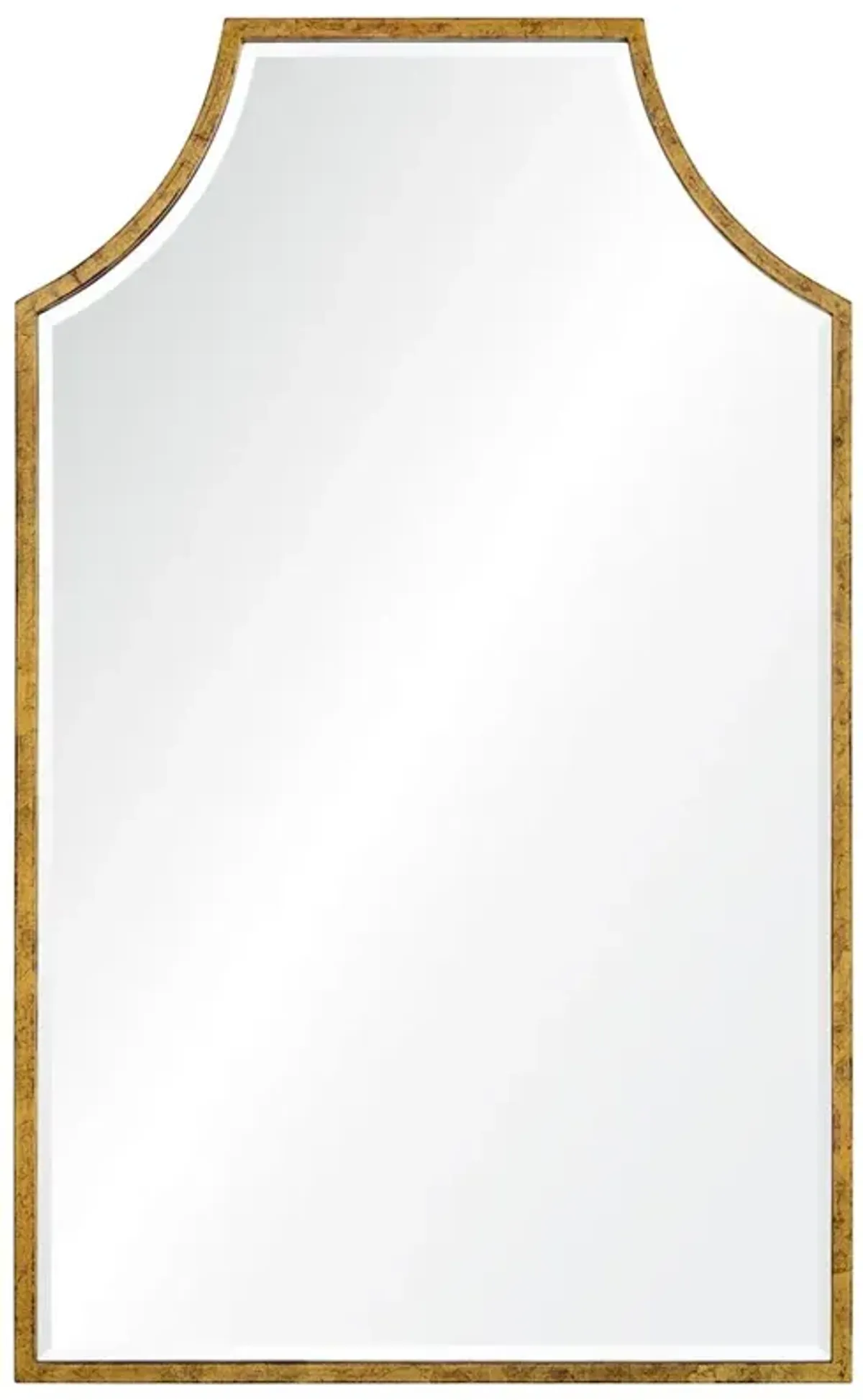 Gerta Modern Classic Gold Leaf Wall Mirror