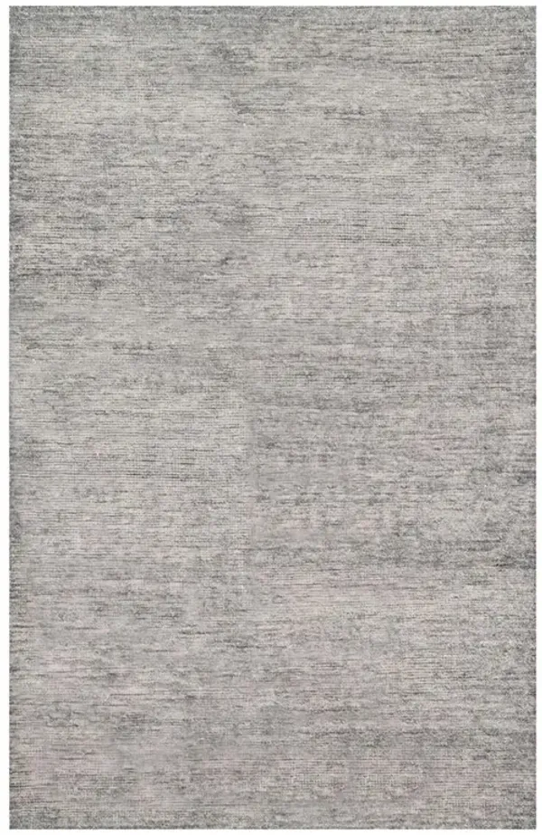 Blair Regency Grey Variegated Bamboo Silk Hand Knotted Rug - 7'9"x9'9"