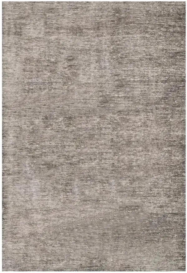 Blair Regency Charcoal Variegated Bamboo Silk Hand Knotted Rug - 7'9"x9'9"