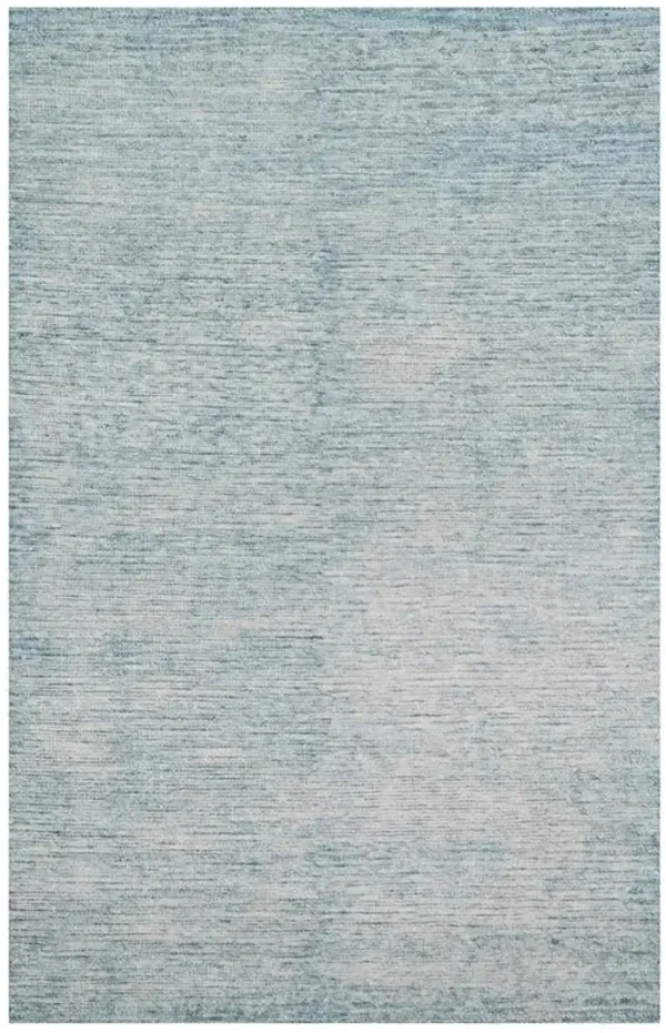 Blair Regency Light Blue Bamboo Silk Hand Knotted Rug - 4'x6'