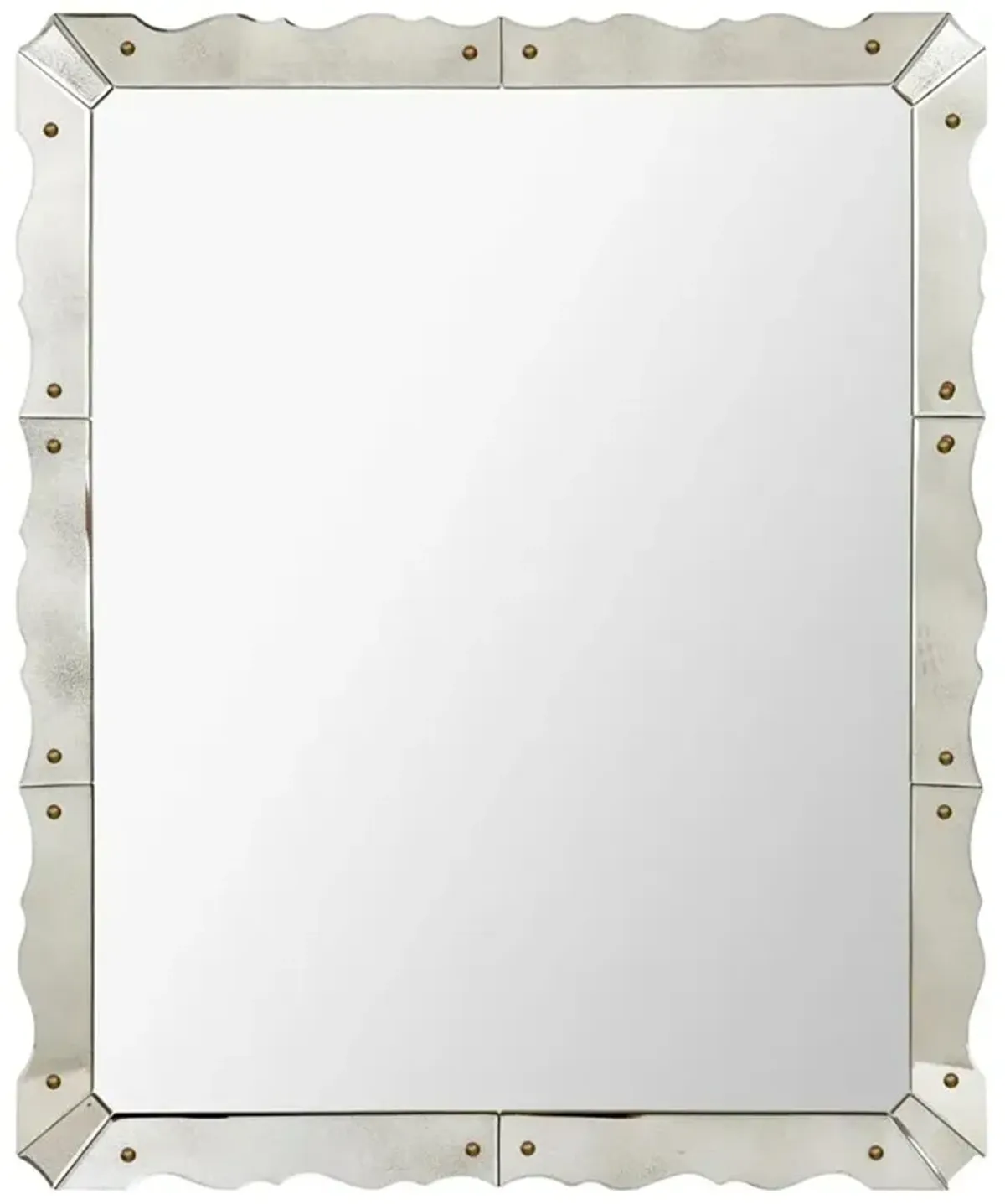 Caroline Regency Venetian Deco Beveled Frame Wall Mirror - 31.5W