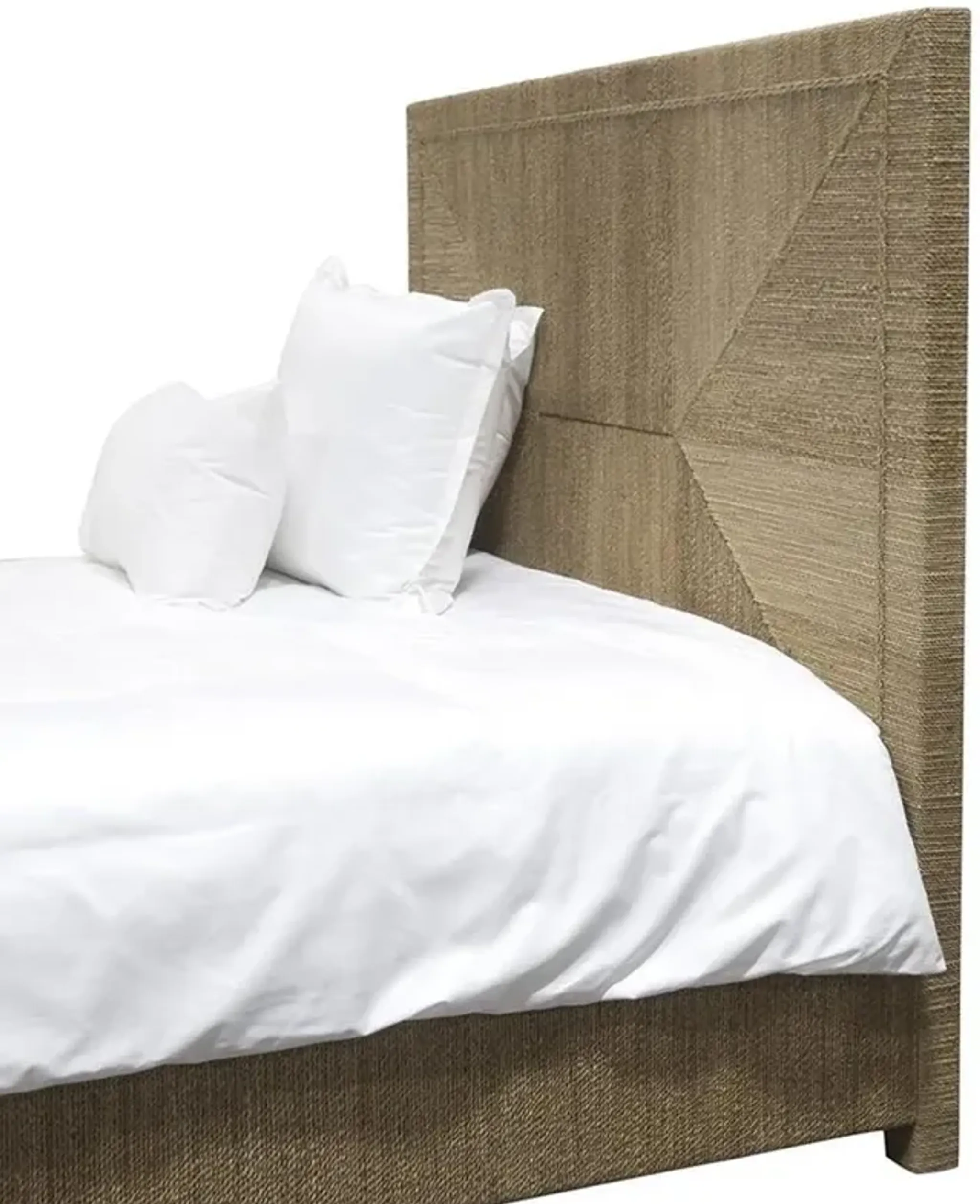 Palecek Woodside Coastal Beach Natural Rope Bed - King | Furniture.com