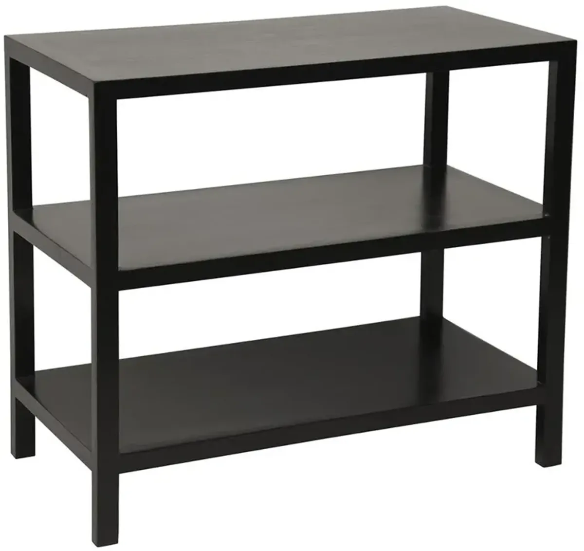 Cresyne Coastal Rubbed Black Side Table