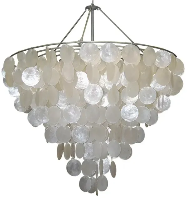 Serena Capiz Shell Chandelier - 28.25D