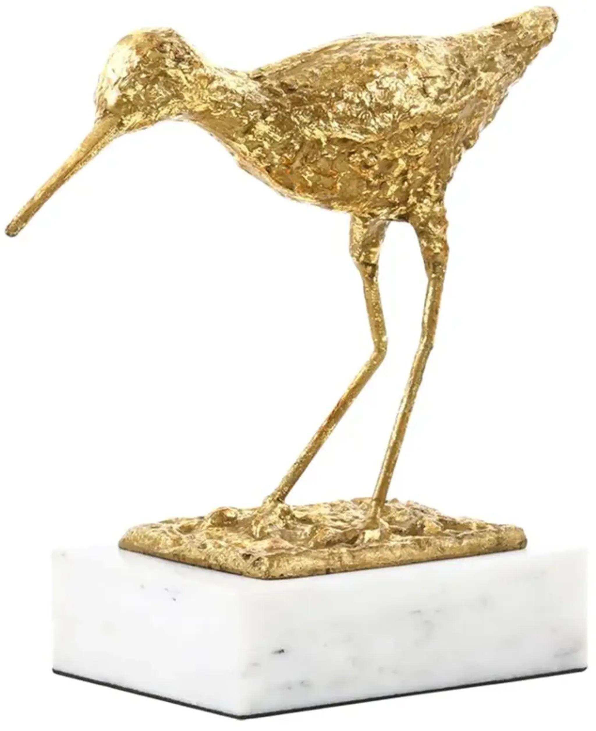 Piper Regency Gold Sandpiper Figurine | Furniture.com