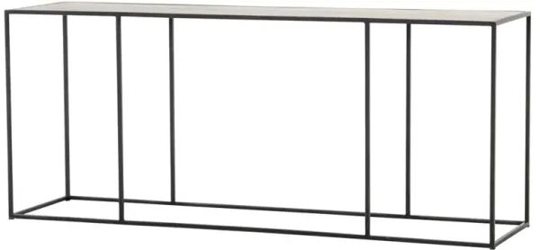 Miko Industrial Loft Minimalist Brass Metal Console Table